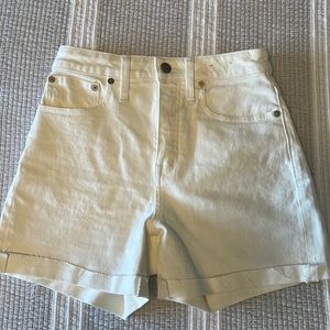 NWOT Madewell Curvy High-Rise Denim Shorts